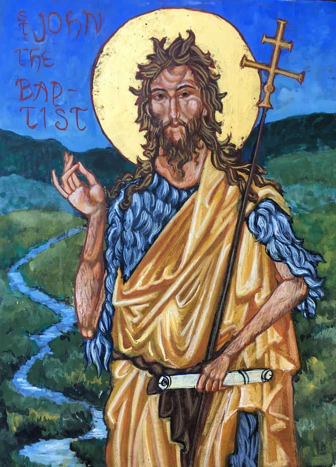 painting of John the Baptist